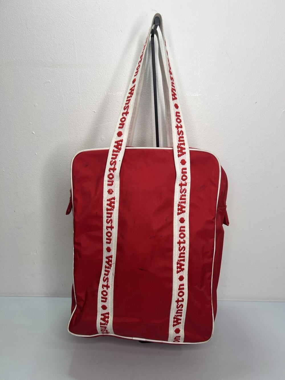 Vintage Winston Cigarettes Red & White Tote Bag Bag Retro